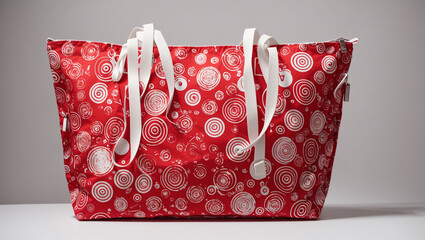 red shopping bag