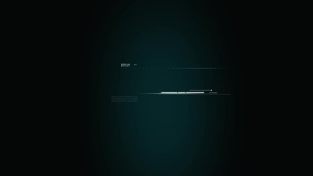 Modern lower third with a technology background. There is space for logo placement news animation title bar banner template