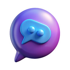 3D chat icon 3D chat symbol chat photo