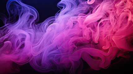 smoke on black background