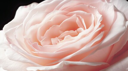 Fototapeta premium Elegant pink rose, fully bloomed, showcasing graceful beauty, intricate petal details, vibrant pink shades, serene atmosphere