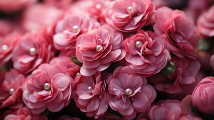 Obraz premium close up of pink peony