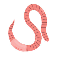 Earth worm icon clipart avatar logtotype isolated vector illustration