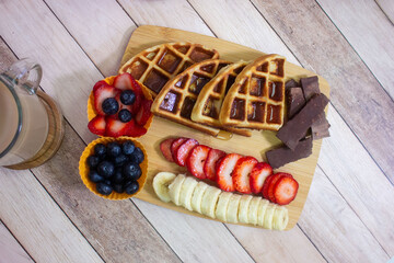 Desayuno perfecto, almuerzo, close up