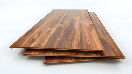 Flooring Panels in Minimalist White Background