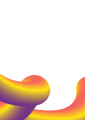 abstract colorful wave 