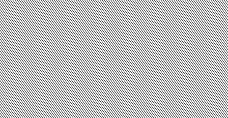 Diagonal lines on white background. Rows of slanted black lines. Stripes grid.