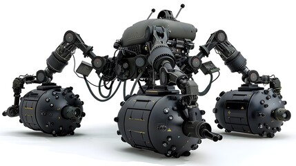 Fototapeta premium Photo of EOD Robots for Explosive Ordnance Disposal