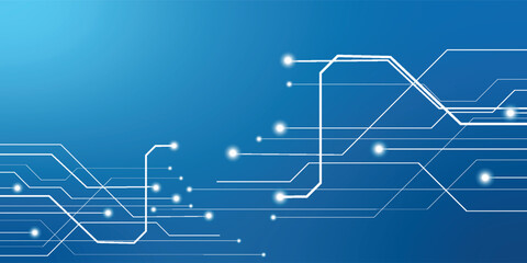 Abstract technology circuit board, Vector background.