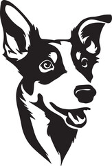A cute dog Illustrstion vector .