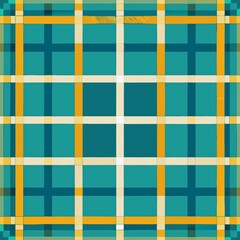 seamless pattern of windowpane grids with monochromatic color schemes, Generative AI