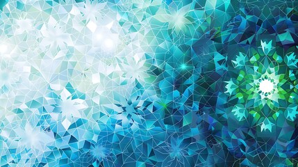 Creative geometric illustration in Origami style with gradient.
