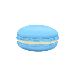 blue macaroons
