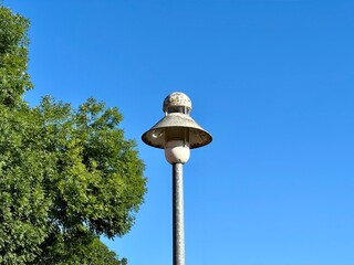 street lamp on sky
