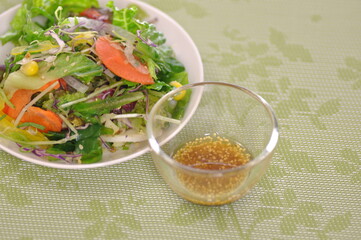 サラダ-大豆レシチンドレッシング
