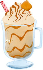 Butterscotch milkshake 