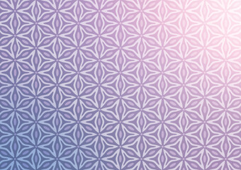 Abstract mandala purple flower pattern gradient background