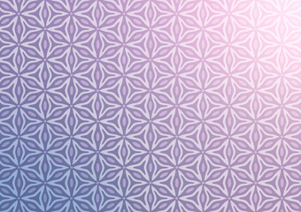 Abstract mandala purple flower pattern gradient background