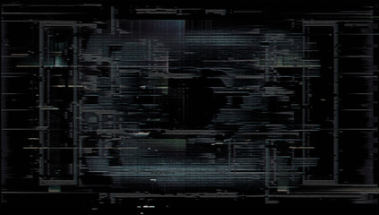 Pixelated texture. Digital errors on the screen.