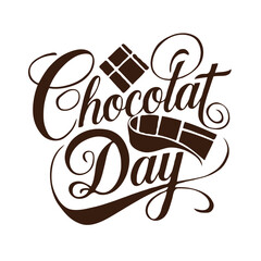 chocolate day design vector