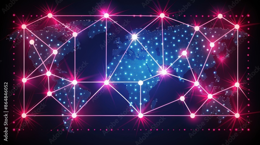 Poster explore the world wide web concept and its role in modern networking technology.