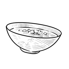 soup handdrawn illustration