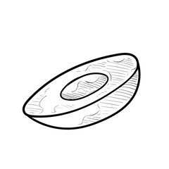 chicken eggs handdrawn illustration