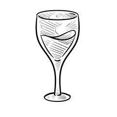 cocktail handdrawn illustration