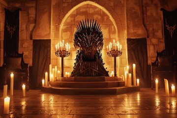 Throne Room with Candlelight