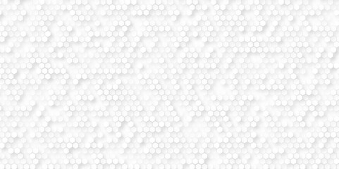 Obraz premium 3d illustration of white color hexagon shaped structure