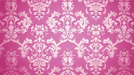 Vintage seamless pink pattern