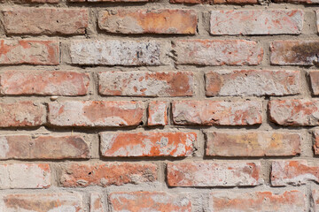 red brick wall