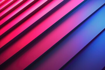 Obraz premium Abstract geometric pattern with diagonal pink and blue stripes. Modern background design for website, graphic design or social media.