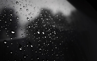 water drops on a surface