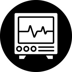 Heart Monitoring Icon Style