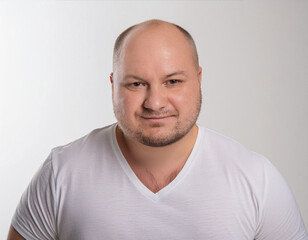 Obraz premium Studio Portrait of Handsome Senior Man