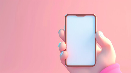 a hand holding a cell phone