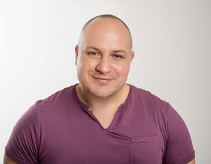 Fototapeta premium Studio Portrait of Handsome Senior Man