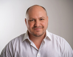 Fototapeta premium Studio Portrait of Handsome Senior Man