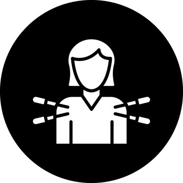 recommend clip art: Body Acupuncture Icon Style