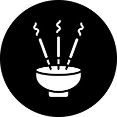 Incense Sticks Icon Style