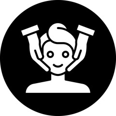 Facial Treatment Icon Style