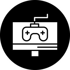 Gaming Monitor Icon Style