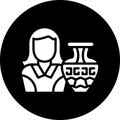 Curator Female Icon Style