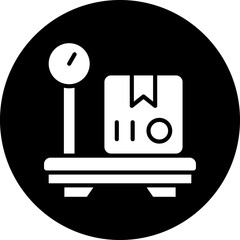 Delivery Weighing Icon Style