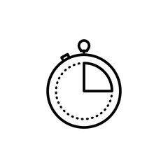 Time Quarter Past Icon for Precise Scheduling