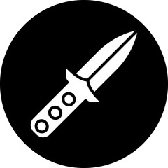 Diving Knife Icon Style