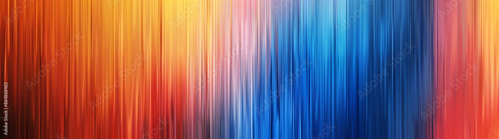 Aufkleber colorful vertical lines background with a gradient of blue, red and yellow colors. abstract digital 