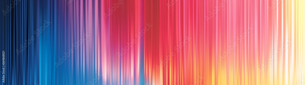 Aufkleber colorful vertical lines background with a gradient of blue, red and yellow colors. abstract digital 