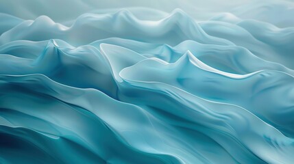 Obraz premium Serene Turquoise Waves